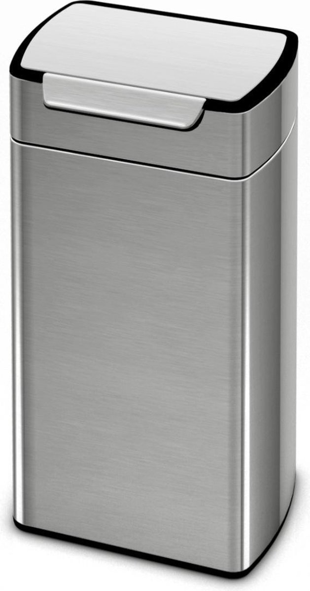 Simplehuman Rectangular Touch Bar 30 Liter - Plata