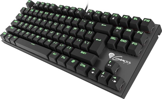 Genesis Thor 300 TKL US - Mechanisch Gaming Toetsenbord - Met achtergrondverlichting - Blue Outemu Switch (Niet geschikt voor PS/4) - Zwart