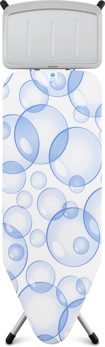 Brabantia Strijkplank C 124 x 45 cm Bubbles - Blauw