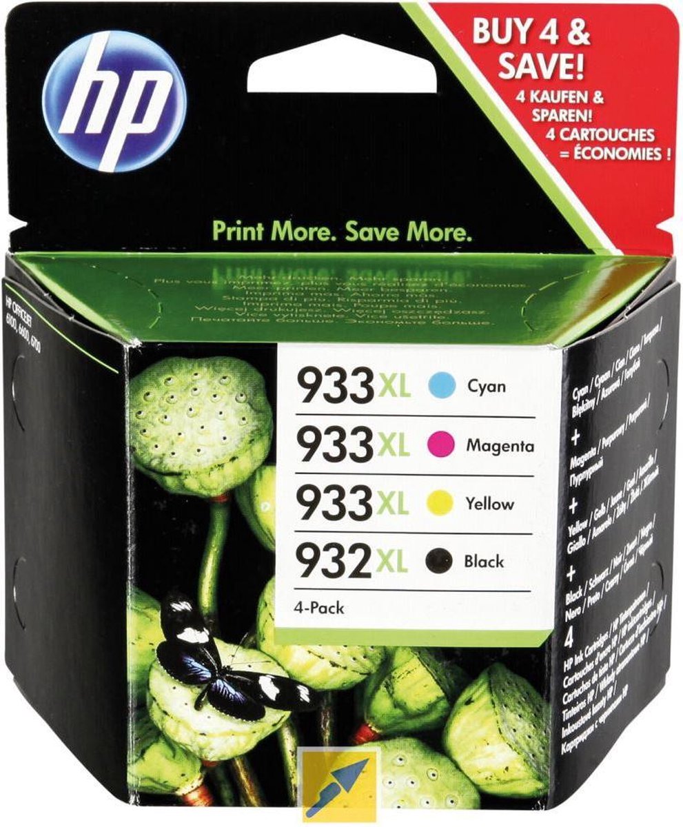 HP 932/933XL Cartridges Combo Pack