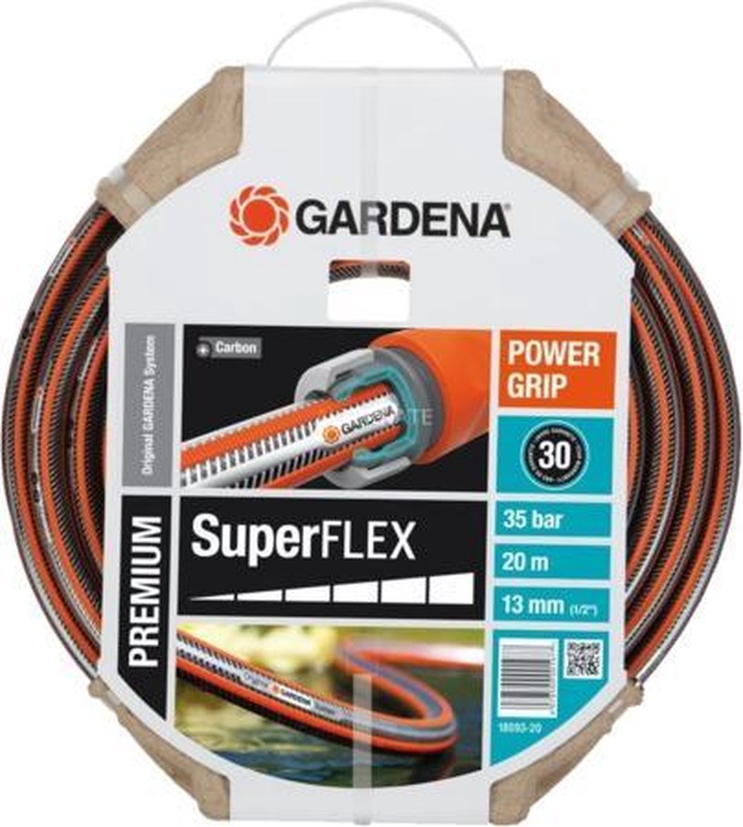 GARDENA Premium SuperFLEX Tuinslang 1/2" 20m - Gris