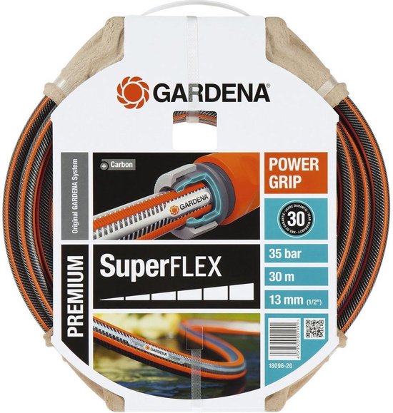 GARDENA Premium SuperFLEX Tuinslang 1/2" 30m - Gris