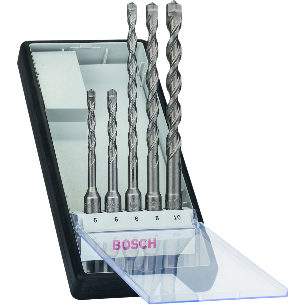 Bosch 5-delige SDS-Plus Robust Line Borenset Beton