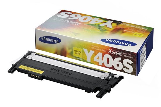 Samsung CLT-Y406S/ELS toner standard capacity 1.000 paginas 1-pack - Geel