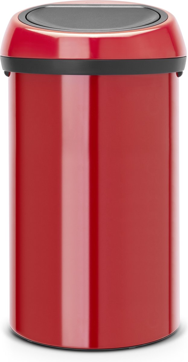 Brabantia Touch Bin 60 Liter Passion Red - Rood