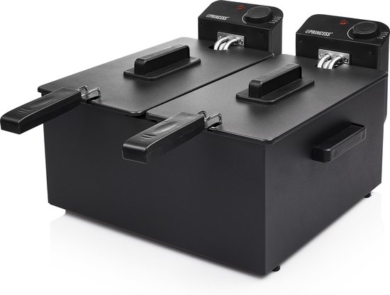 Princess Double Black Fryer - Zwart