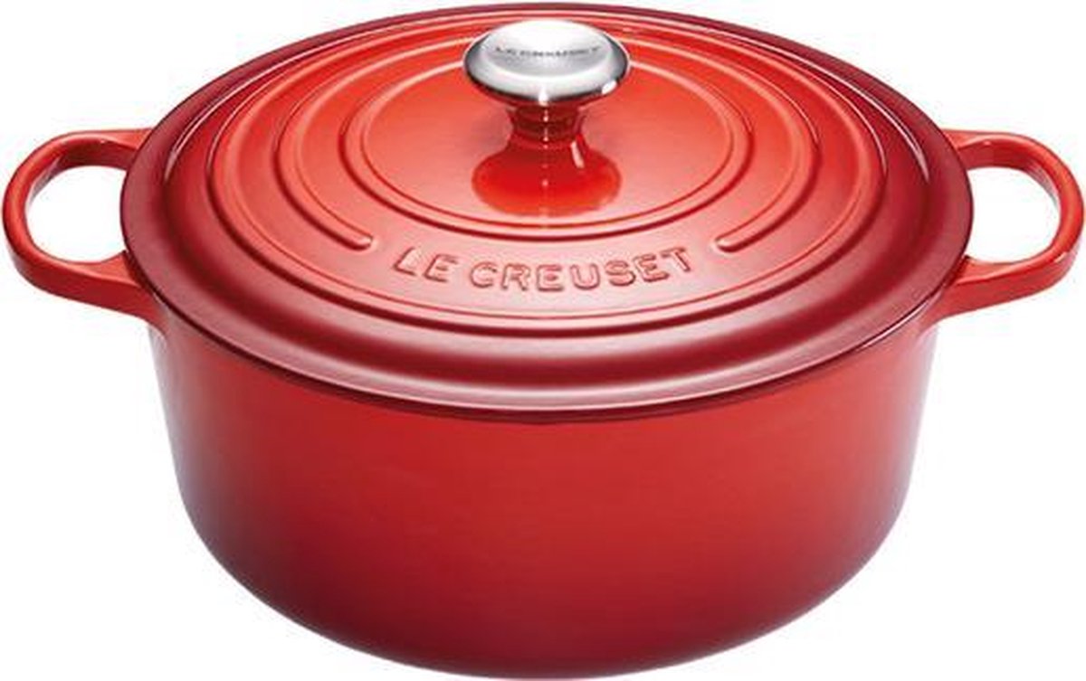 Le Creuset Ronde Stoof-/Braadpan 20 cm Kersen - Rood