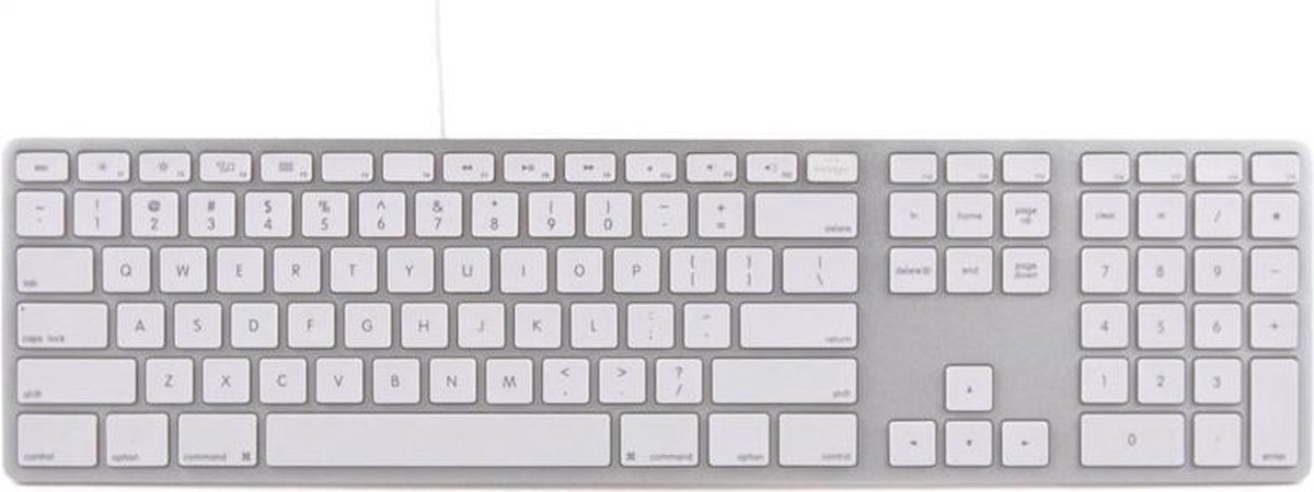 Bedraad Toetsenbord met RGB Backlight (Zilver) - Silver