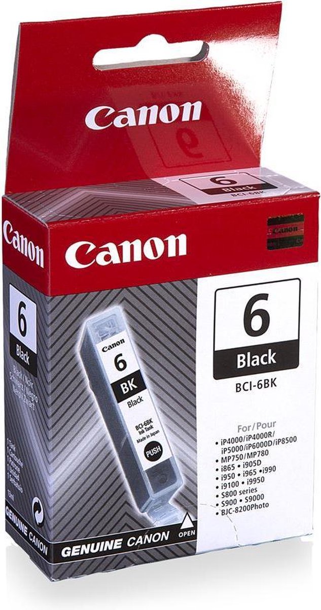 Canon Inkcartridge BCI-6 - Zwart