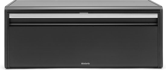 Brabantia Broodtrommel Klepdeksel - Zwart