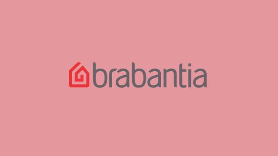 Brabantia Strijkplank B 124 x 38 cm Cotton Flower met solide stoomunithouder - Blauw