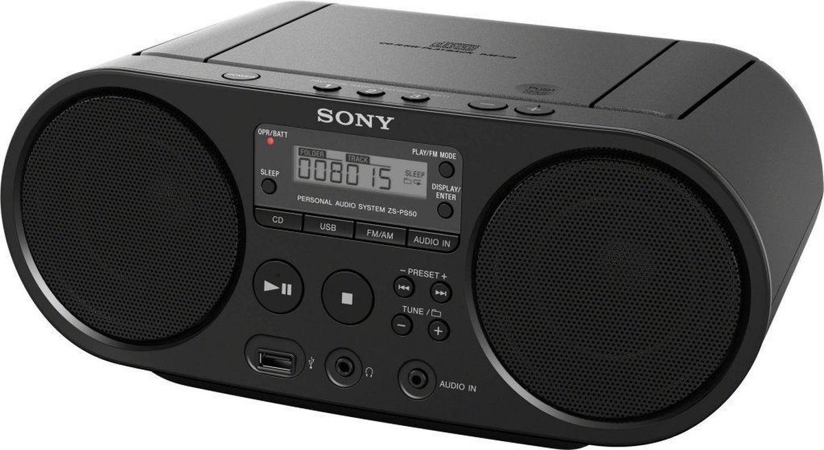 Sony ZS-PS55B - Zwart