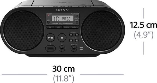 Sony ZS-PS55B - Zwart