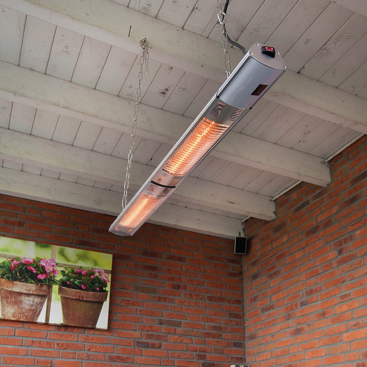 SunRed 3000 Hangend/Wand - Silver