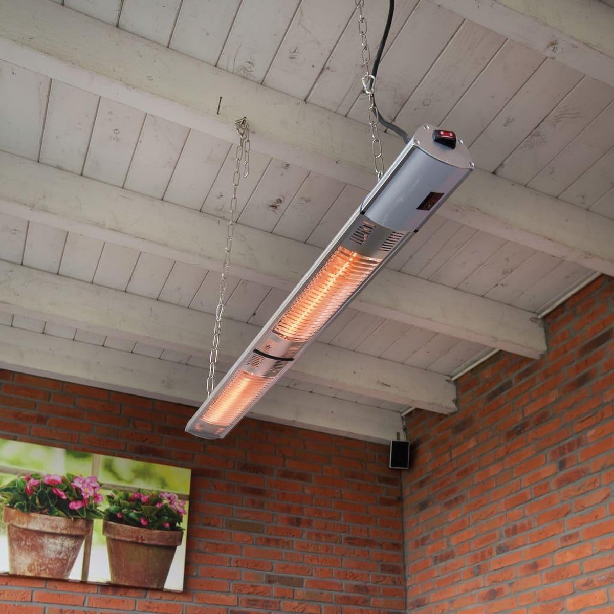 SunRed 3000 Hangend/Wand - Silver