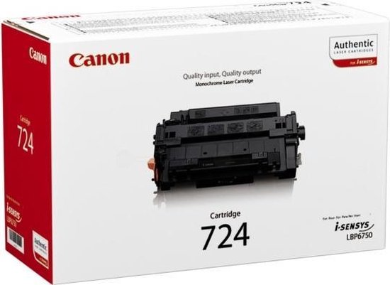 Canon CRG724 - Tonercartridge / - Negro