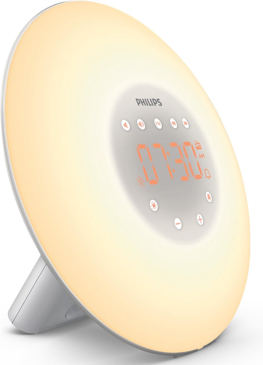Philips Wake-Up Light HF3506/05 Zilver - Grijs