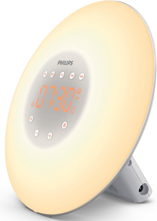 Philips Wake-Up Light HF3506/05 Zilver - Grijs