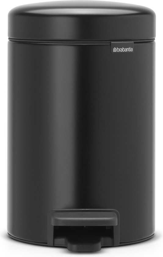 Brabantia NewIcon Pedaalemmer 3 Liter Mat - Zwart