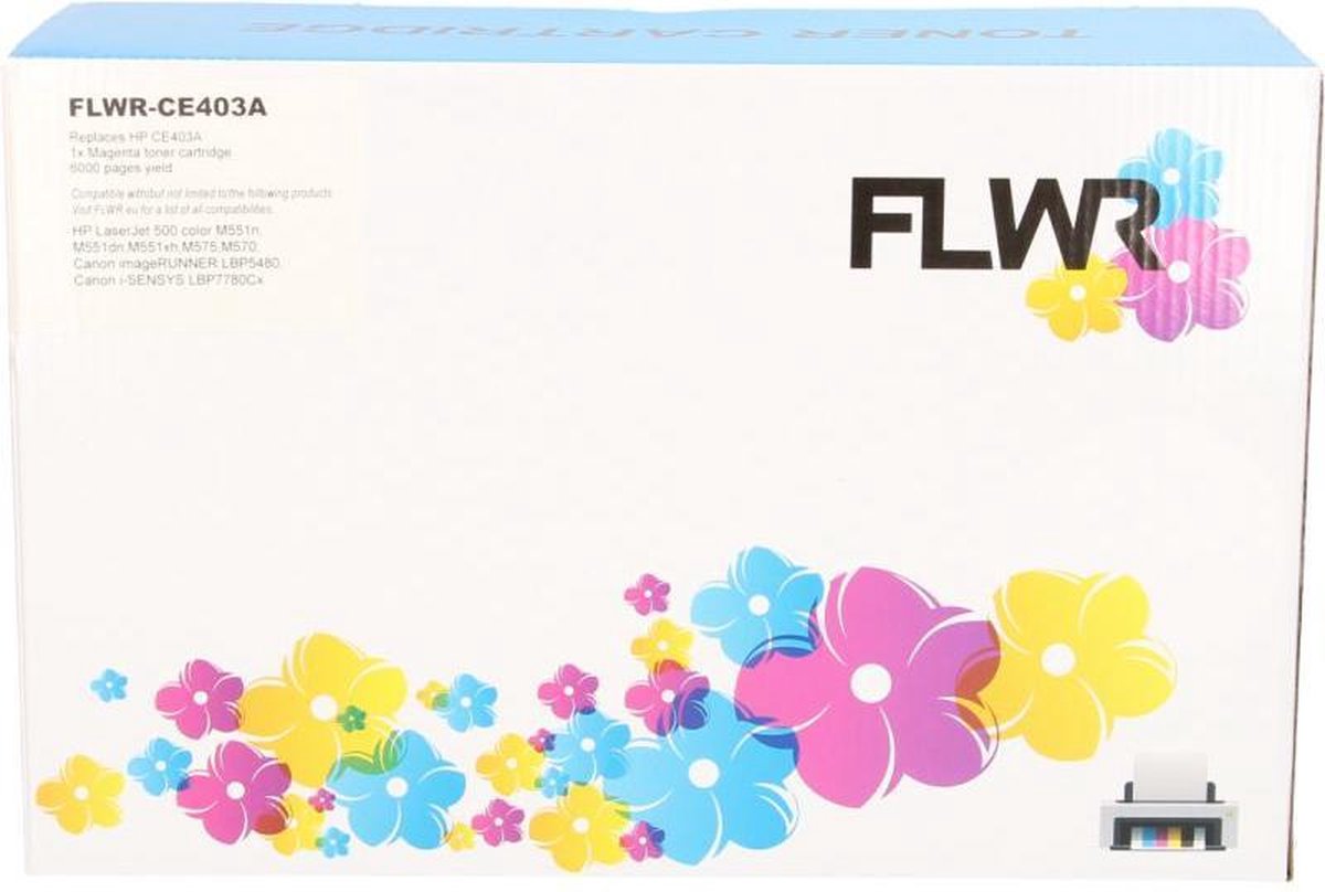 HP FLWR - Toner / 507A / - Geschikt voor - Magenta
