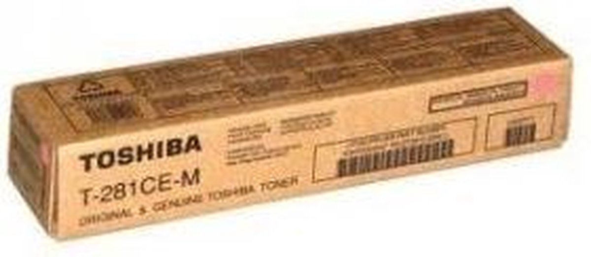 Toshiba T-281CEM toner standard capacity 10.000 pagina s 1-pack - Magenta