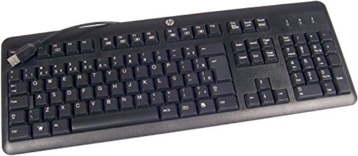 HP 672647-033 toetsenbord USB QWERTY Brits Engels - Zwart
