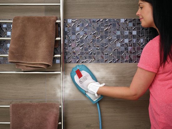 BLACK+DECKER BLACK+DECKER 11-in-1 Steam-mop met SteaMitt & SteamBurst - Blauw