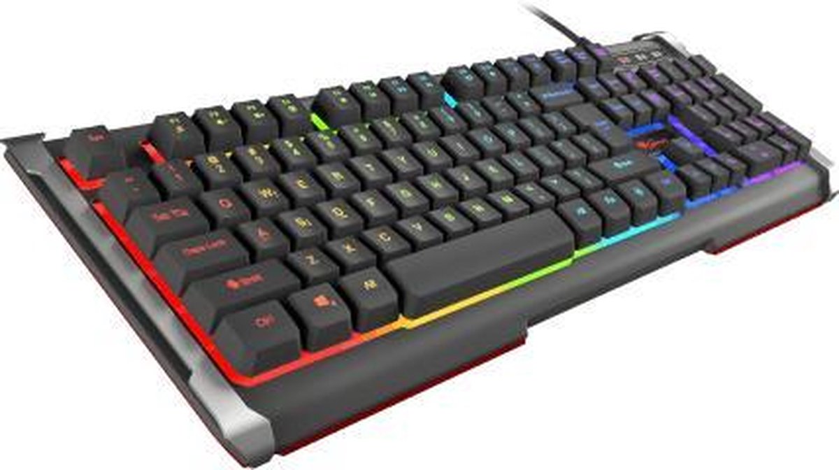 Genesis RHOD 400 RGB toetsenbord USB QWERTY US International - Zwart