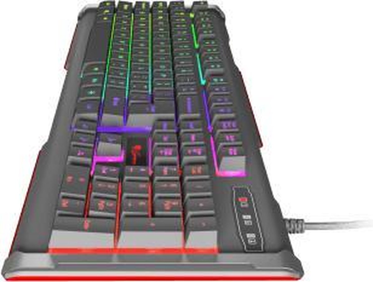 Genesis RHOD 400 RGB toetsenbord USB QWERTY US International - Zwart
