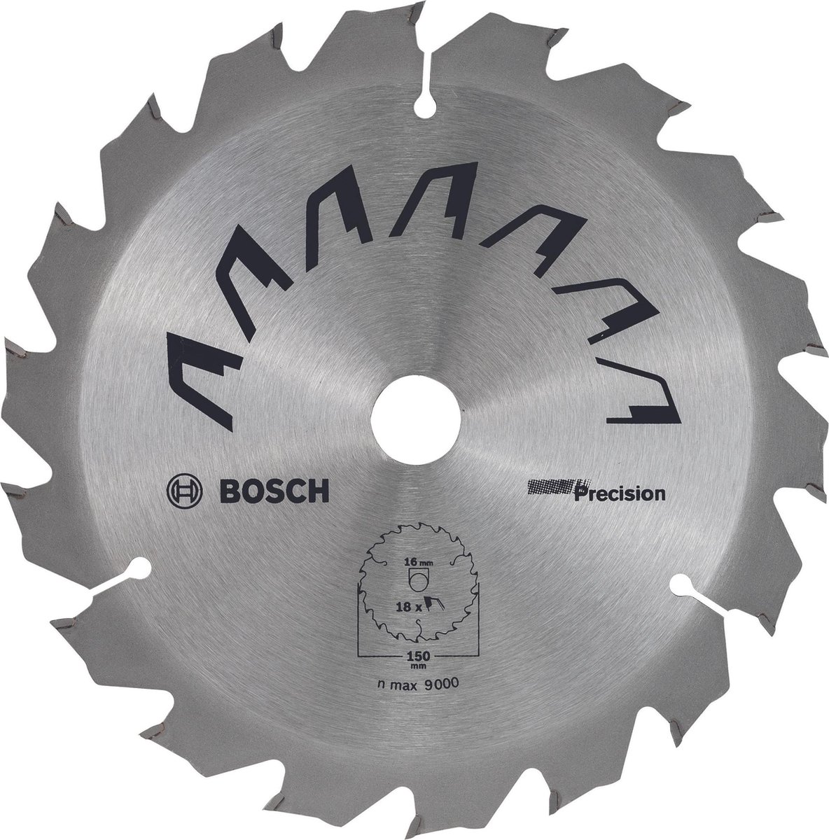 Bosch Zaagblad voor Hout 150x16x1.5mm 18T