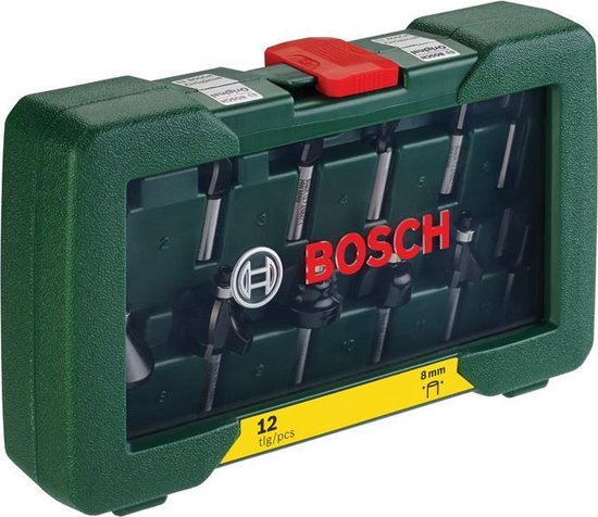 Bosch 12-delige Frezenset Hout