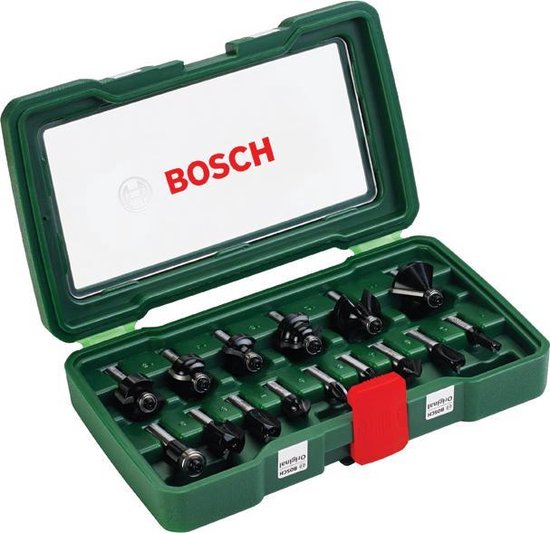 Bosch 15-delige Frezenset Hout