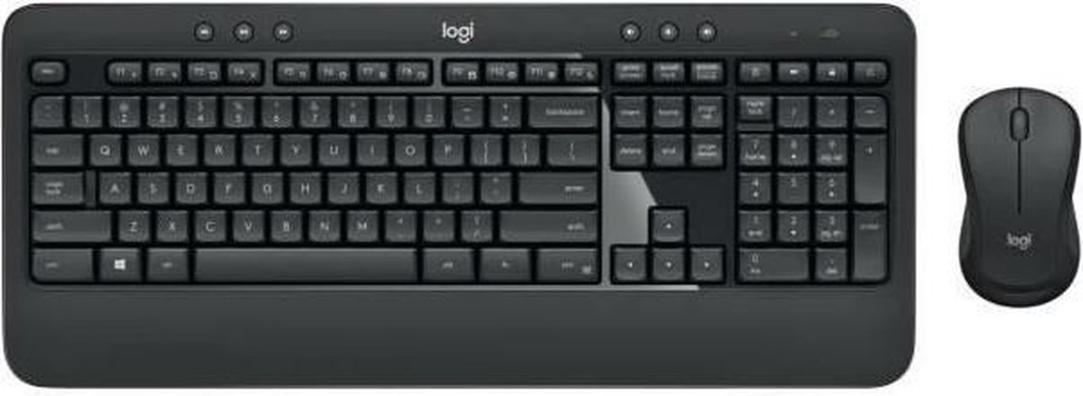 Logitech MK540 Advanced toetsenbord RF Draadloos AZERTY Frans Zwart, - Wit