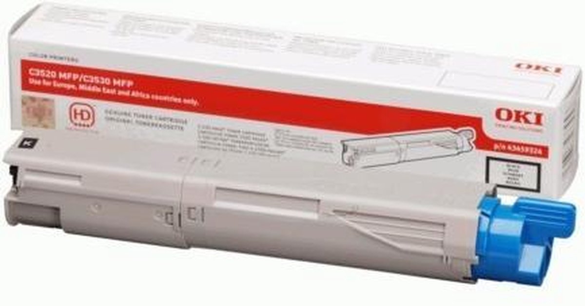 Oki Toner voor de C3520 Mfp / C3530 Mfp (High Cap.) - Zwart