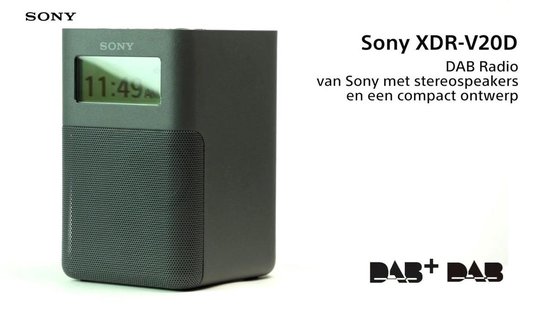 Sony XDRV20D - Blauw