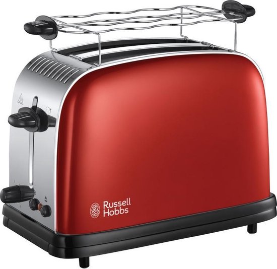 Russell Hobbs Colours Plus+ Flame Red Brooster 23330-56 - Rojo