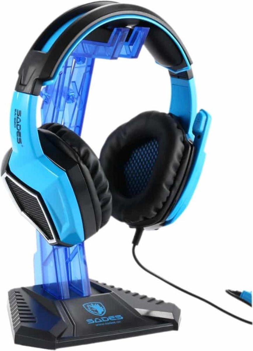 Huismerk SADES universeel Multi-function Gaming hoofdtelefoon Hanger Desk Headset Stand houder Display Rack - Blauw