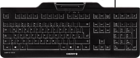 Cherry KC 1000 SC toetsenbord USB QWERTY Amerikaans Engels - Zwart