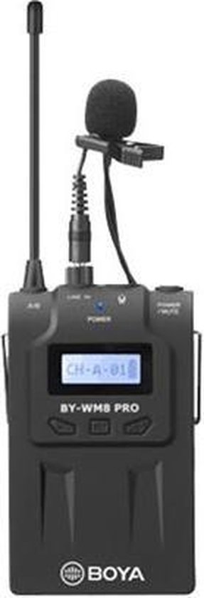 Boya UHF Duo Lavalier Microfoon Draadloos BY-WM8 Pro-K1