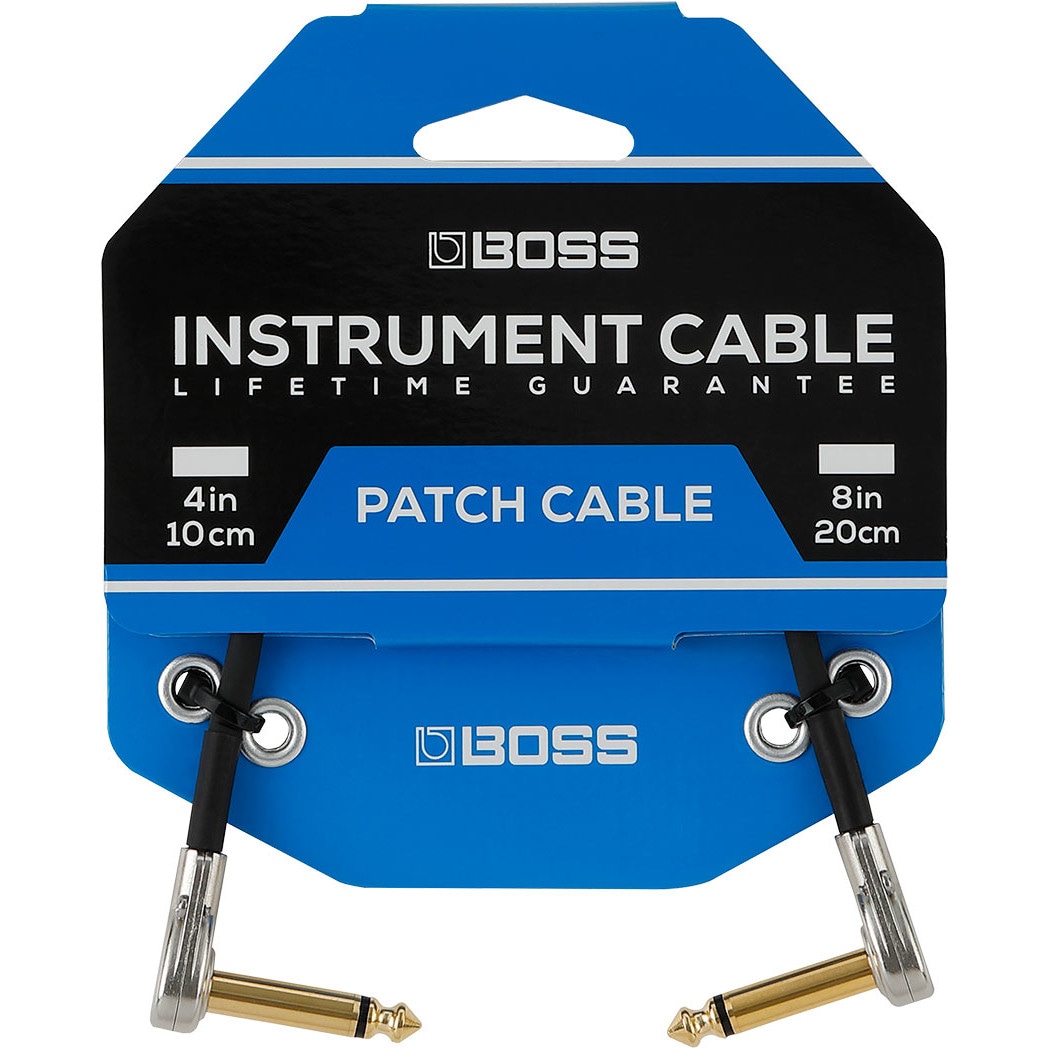 BOSS BPC-8 patchkabel met Slimline pancake pluggen 20cm