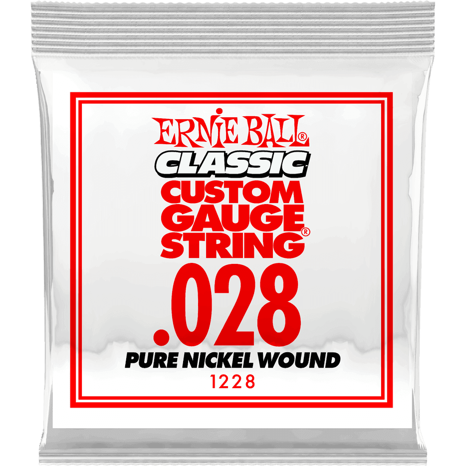 Ernie Ball 1228 .028 Classic Pure Nickel Wound losse snaar voor elektrische gitaar