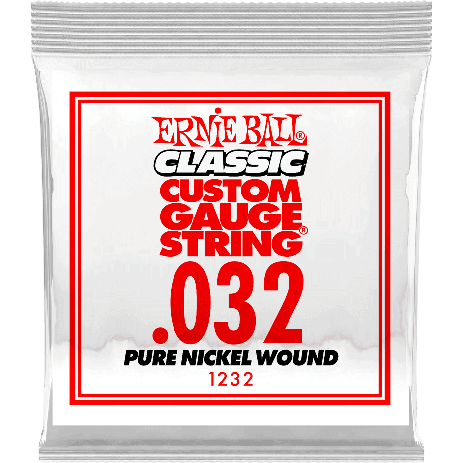 Ernie Ball 1232 .032 Classic Pure Nickel Wound losse snaar voor elektrische gitaar