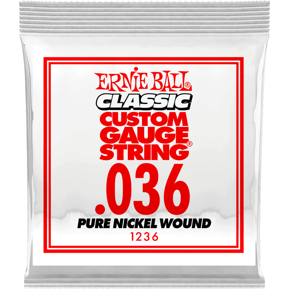 Ernie Ball 1236 .036 Classic Pure Nickel Wound losse snaar voor elektrische gitaar