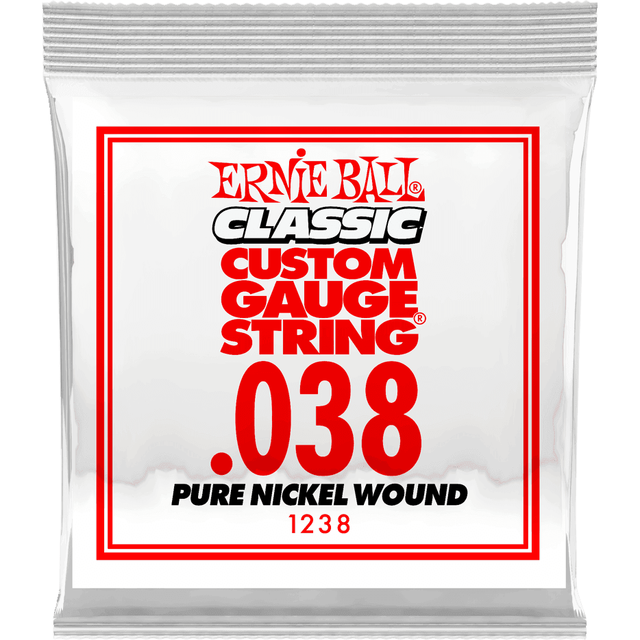 Ernie Ball 1238 .038 Classic Pure Nickel Wound losse snaar voor elektrische gitaar