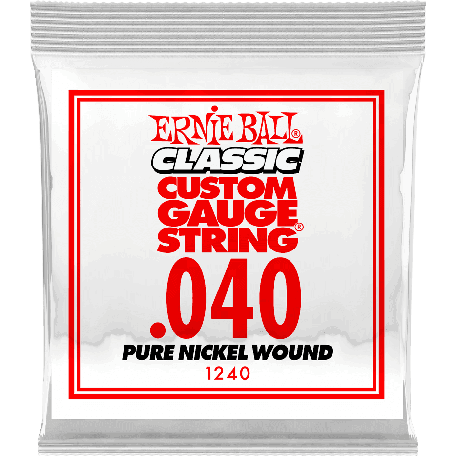 Ernie Ball 1240 .040 Classic Pure Nickel Wound losse snaar voor elektrische gitaar
