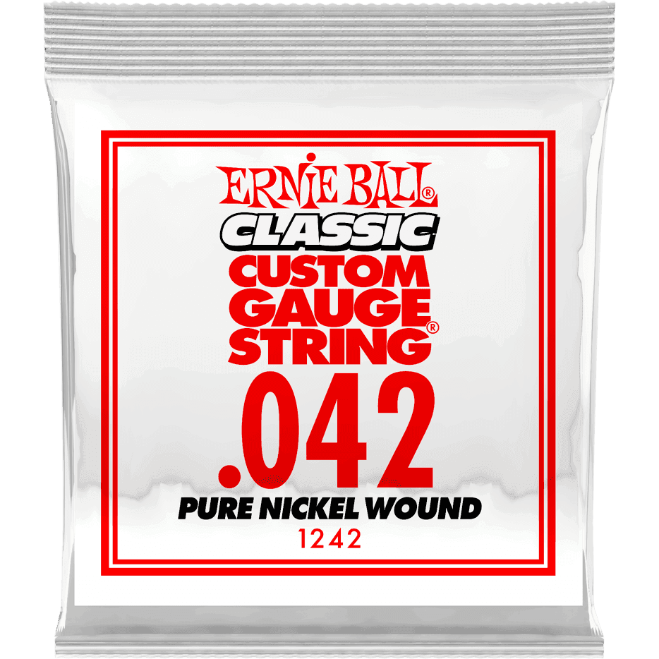 Ernie Ball 1242 .042 Classic Pure Nickel Wound losse snaar voor elektrische gitaar