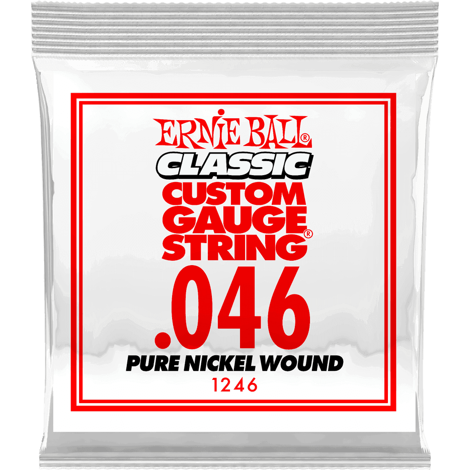 Ernie Ball 1246 .046 Classic Pure Nickel Wound losse snaar voor elektrische gitaar