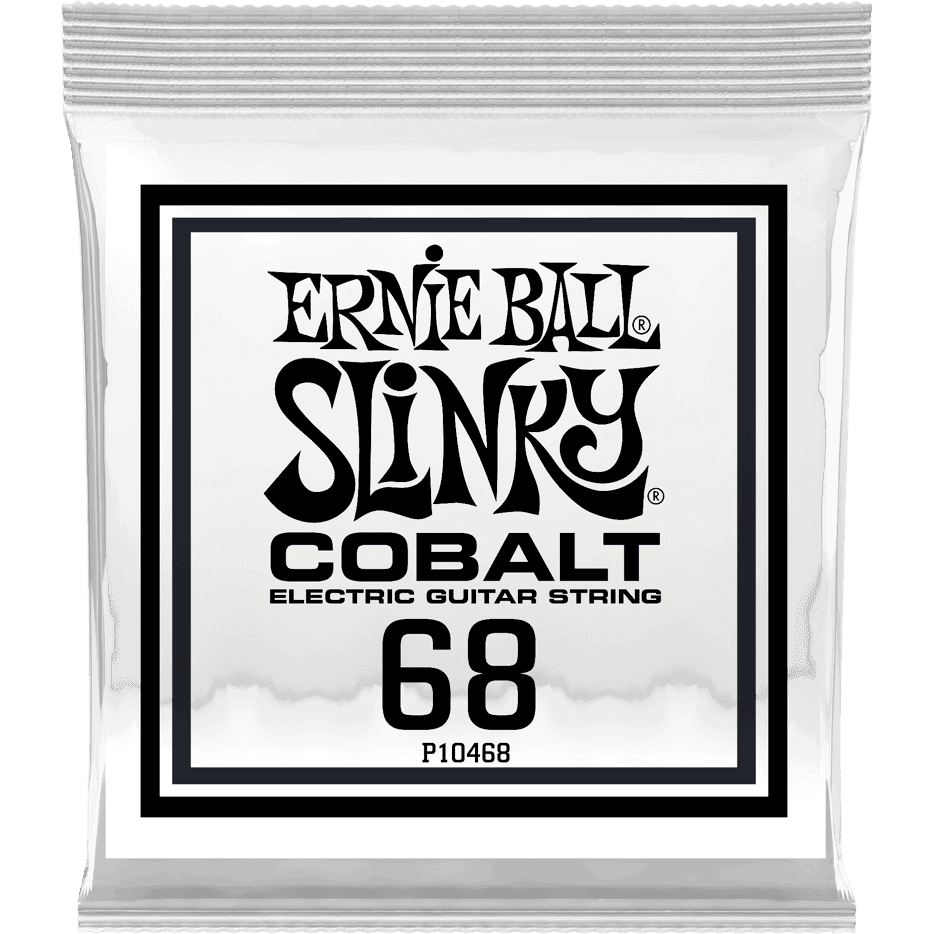 Ernie Ball 10468 .068 Slinky Cobalt Wound losse snaar voor elektrische gitaar, 3 stuks