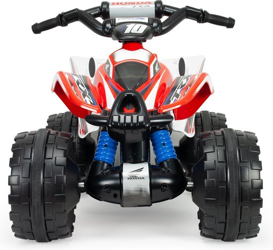 Injusa Accuvoertuig Quad Honda Atv Jongens 12v 92 Cm/wit - Rood