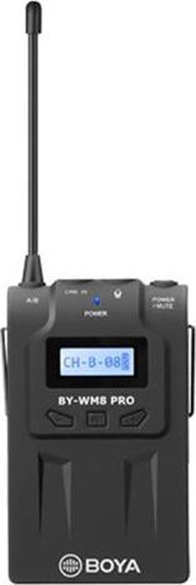 Boya BY-WM8 Pro K2 UHF Draadloze Microfoon Kit 2TX+1RX